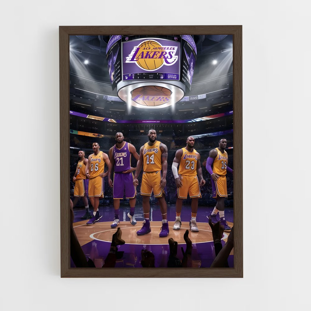 Poster Team Showtime – affiche Basketball (vue 5)